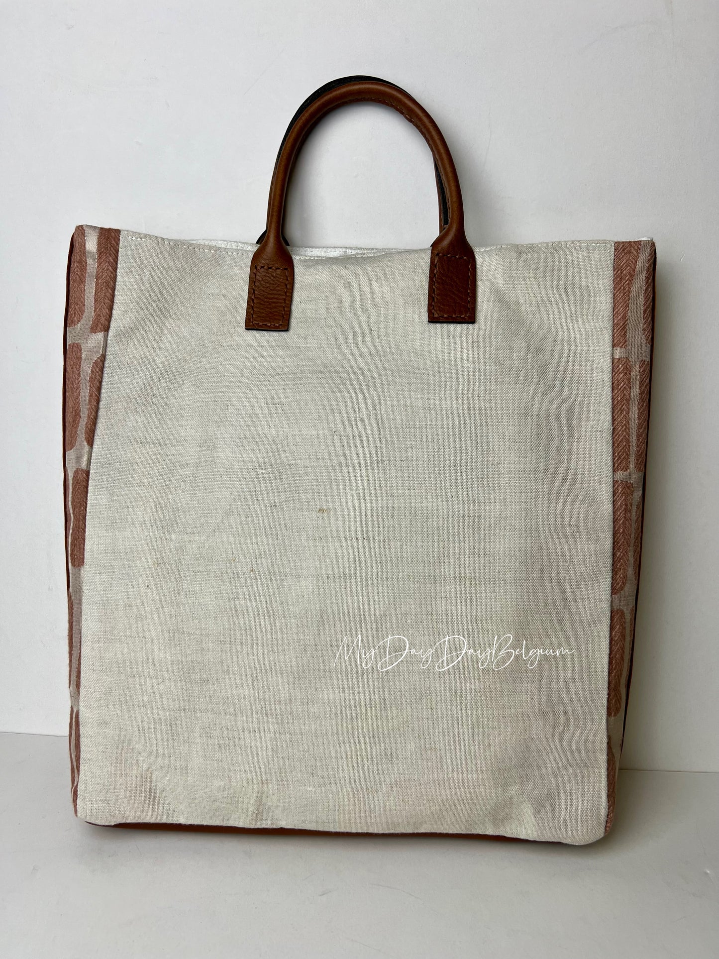 Upcycled Delvaux Tote Bag