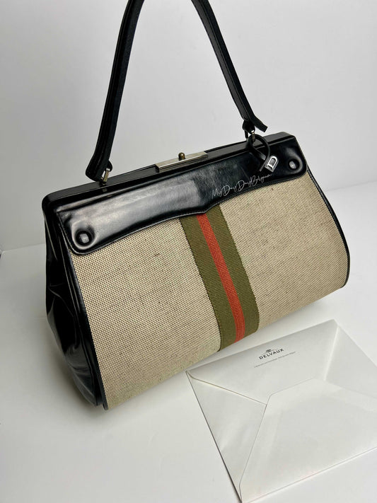 Delvaux vintage top handle 1961