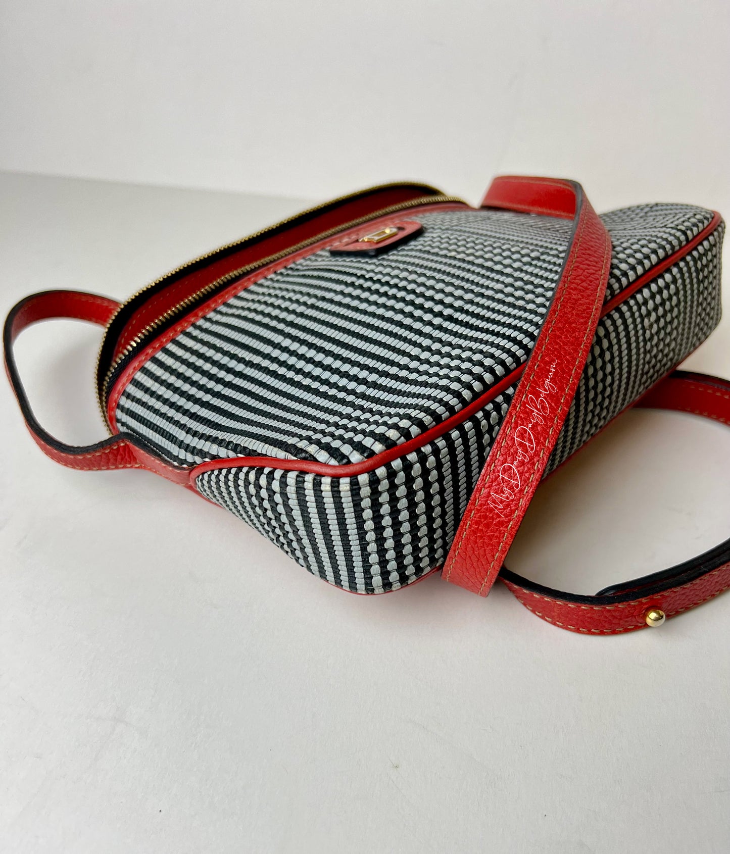 Delvaux Macao in toile de Cuir