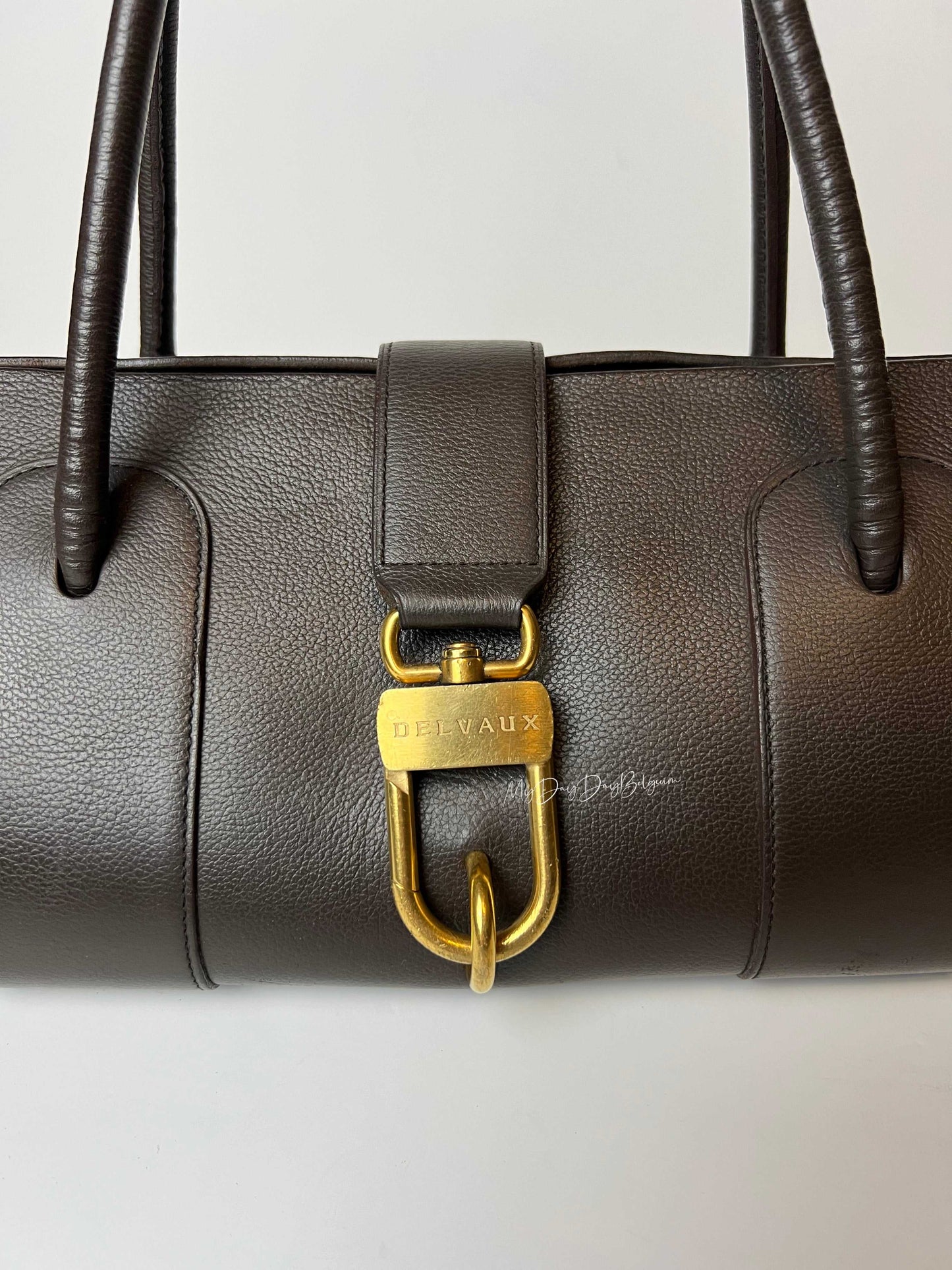 Delvaux George vintage handbag 2004 café