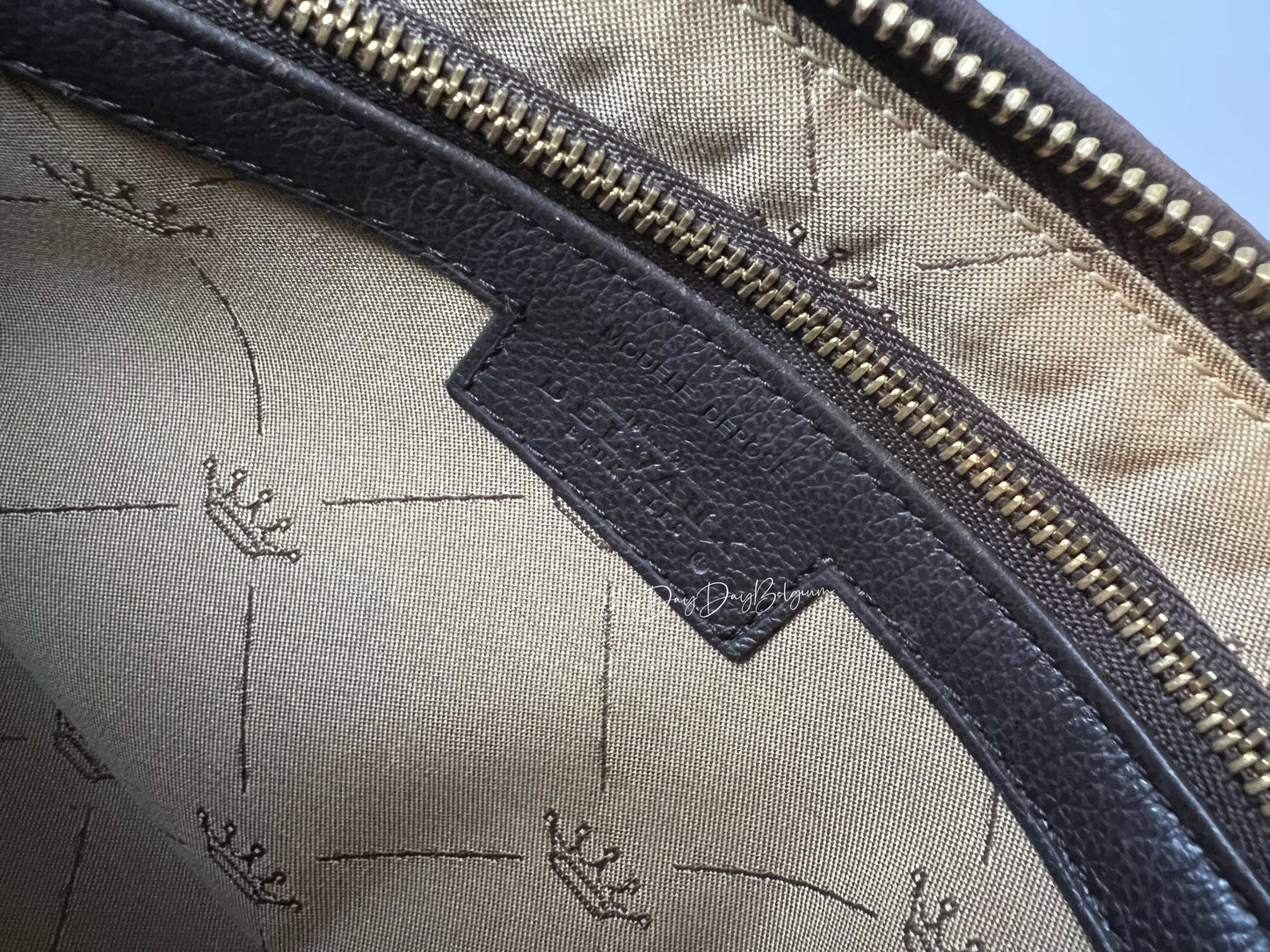 Delvaux George vintage handbag 2004 café