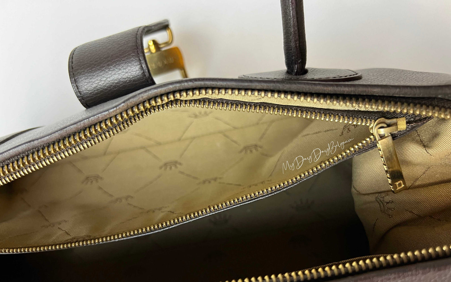 Delvaux George vintage handbag 2004 café