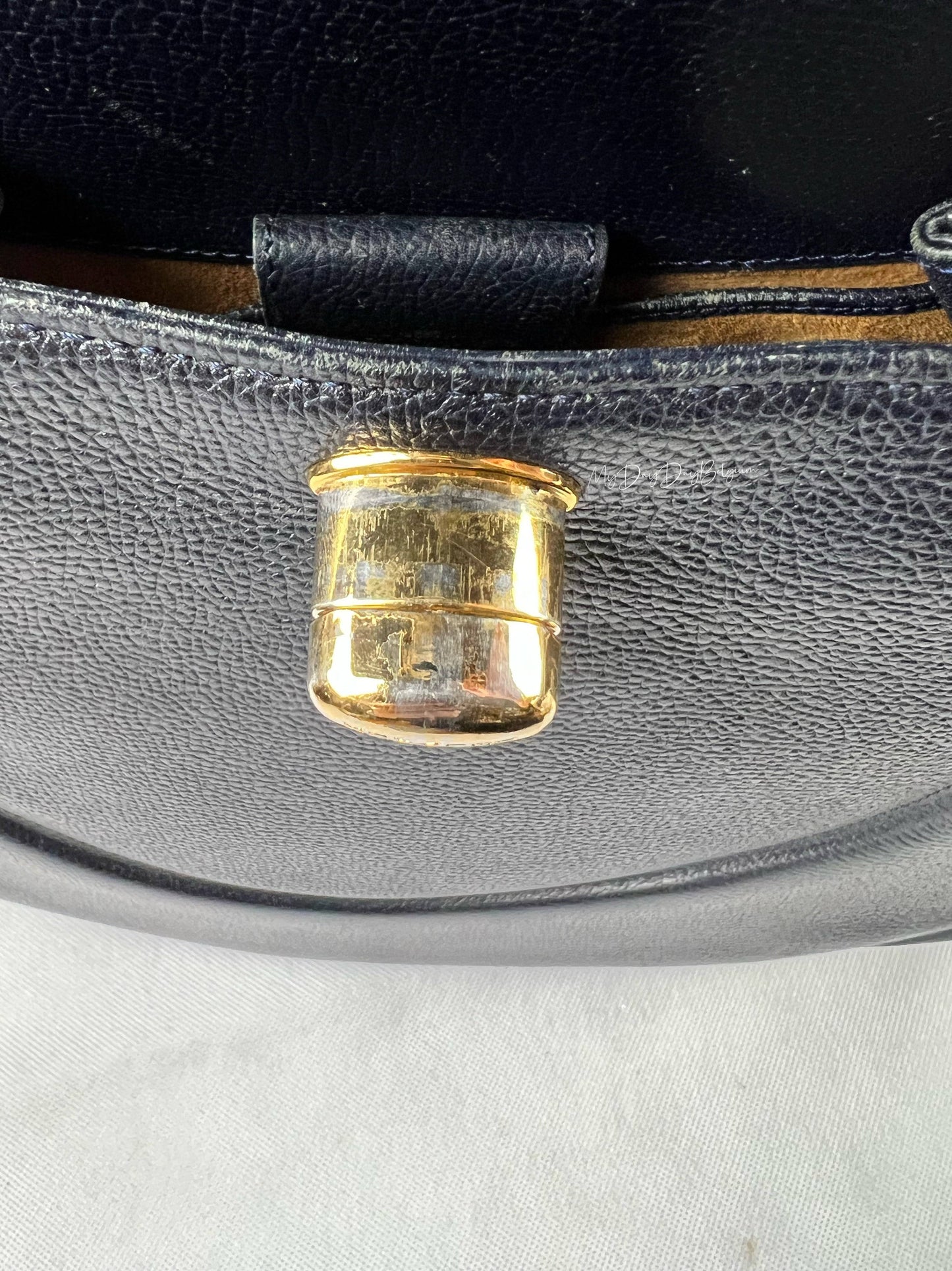 Delvaux vintage top handle bag 1992