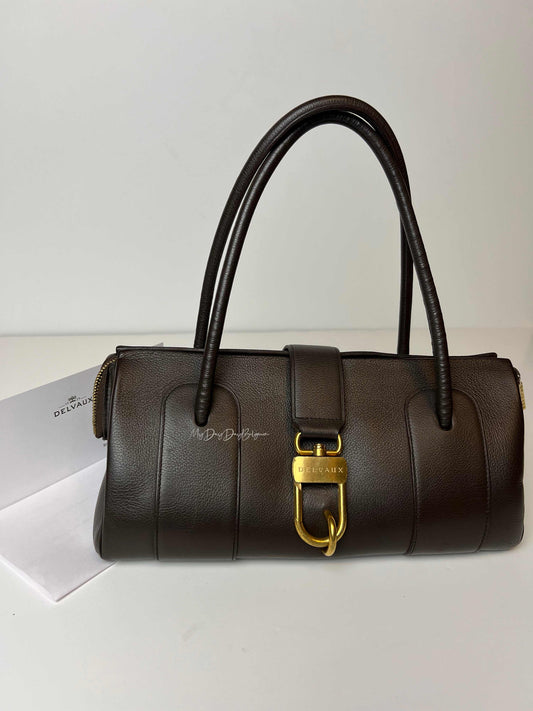 Delvaux George vintage handbag 2004 café