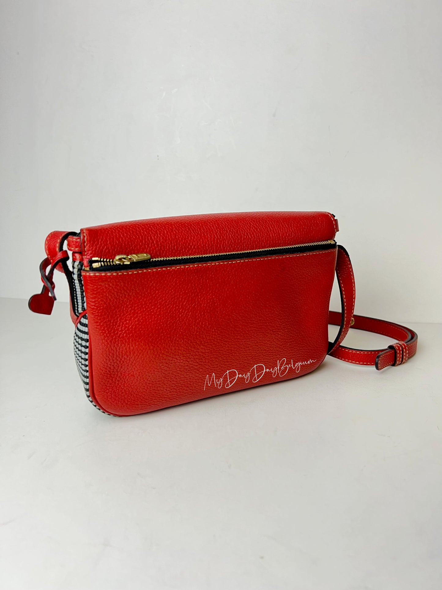 Delvaux Macao in toile de Cuir