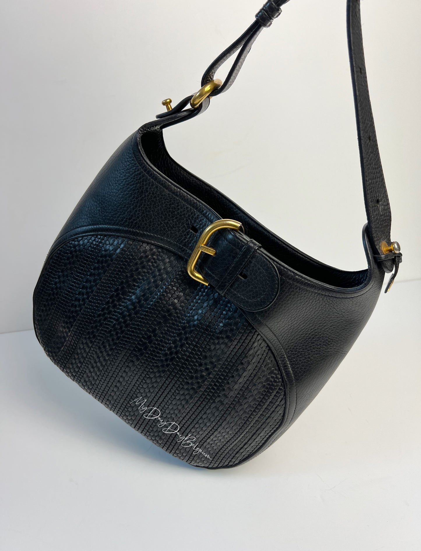 Delvaux toile de cuir Chardonnay mo