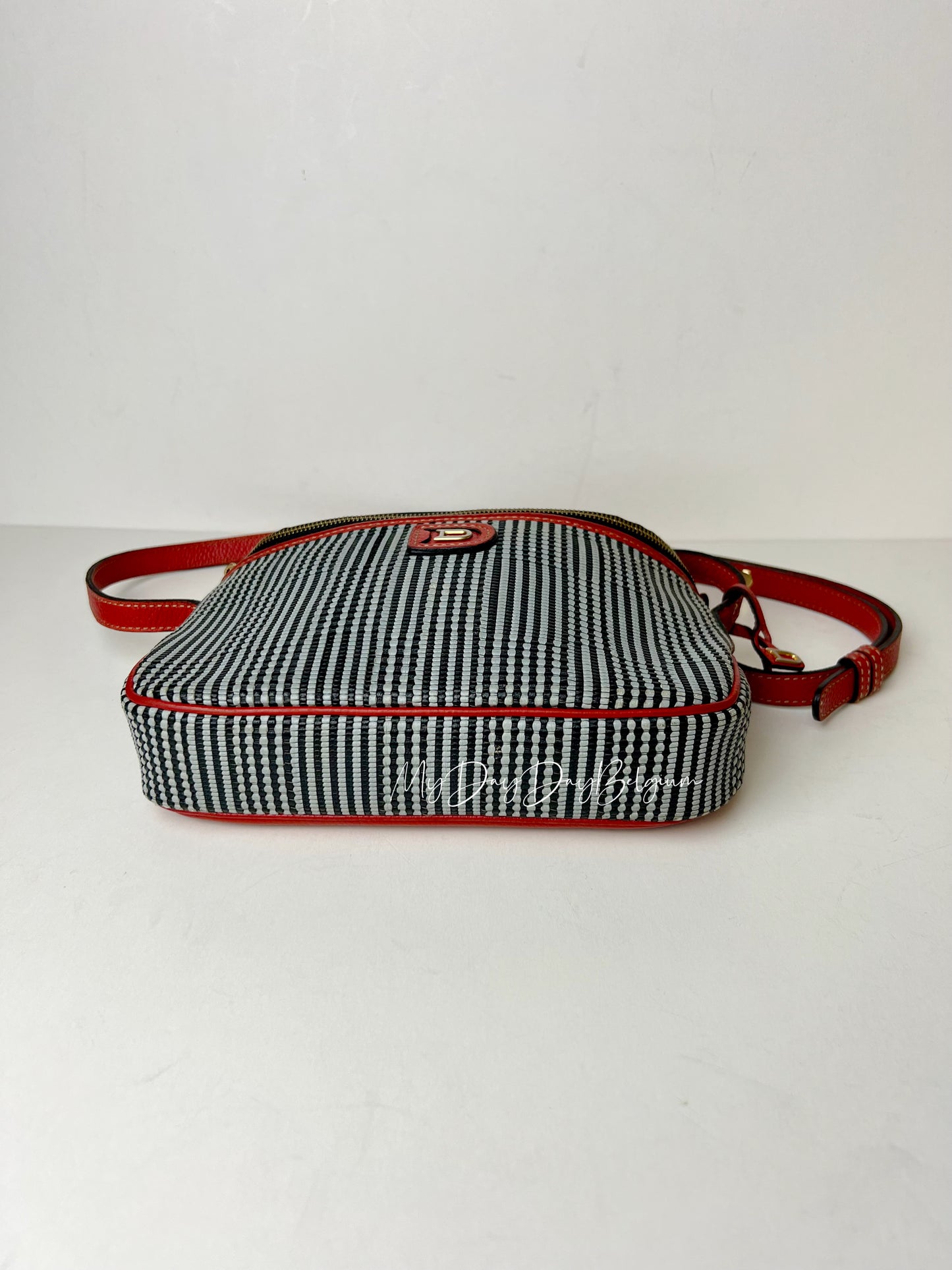 Delvaux Macao in toile de Cuir