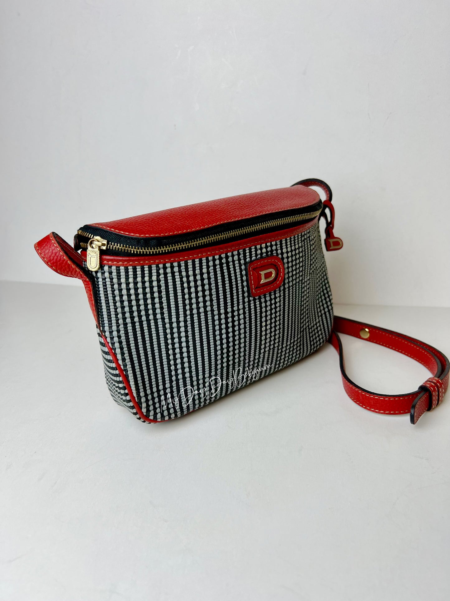 Delvaux Macao in toile de Cuir