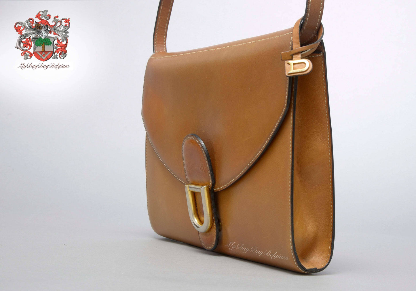 1980 Delvaux Gué crossbody and pochette