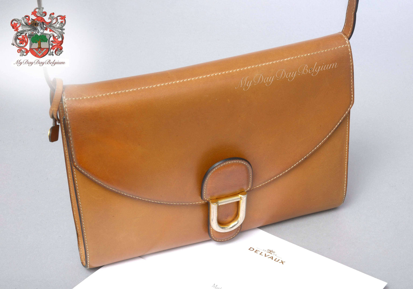 1980 Delvaux Gué crossbody and pochette