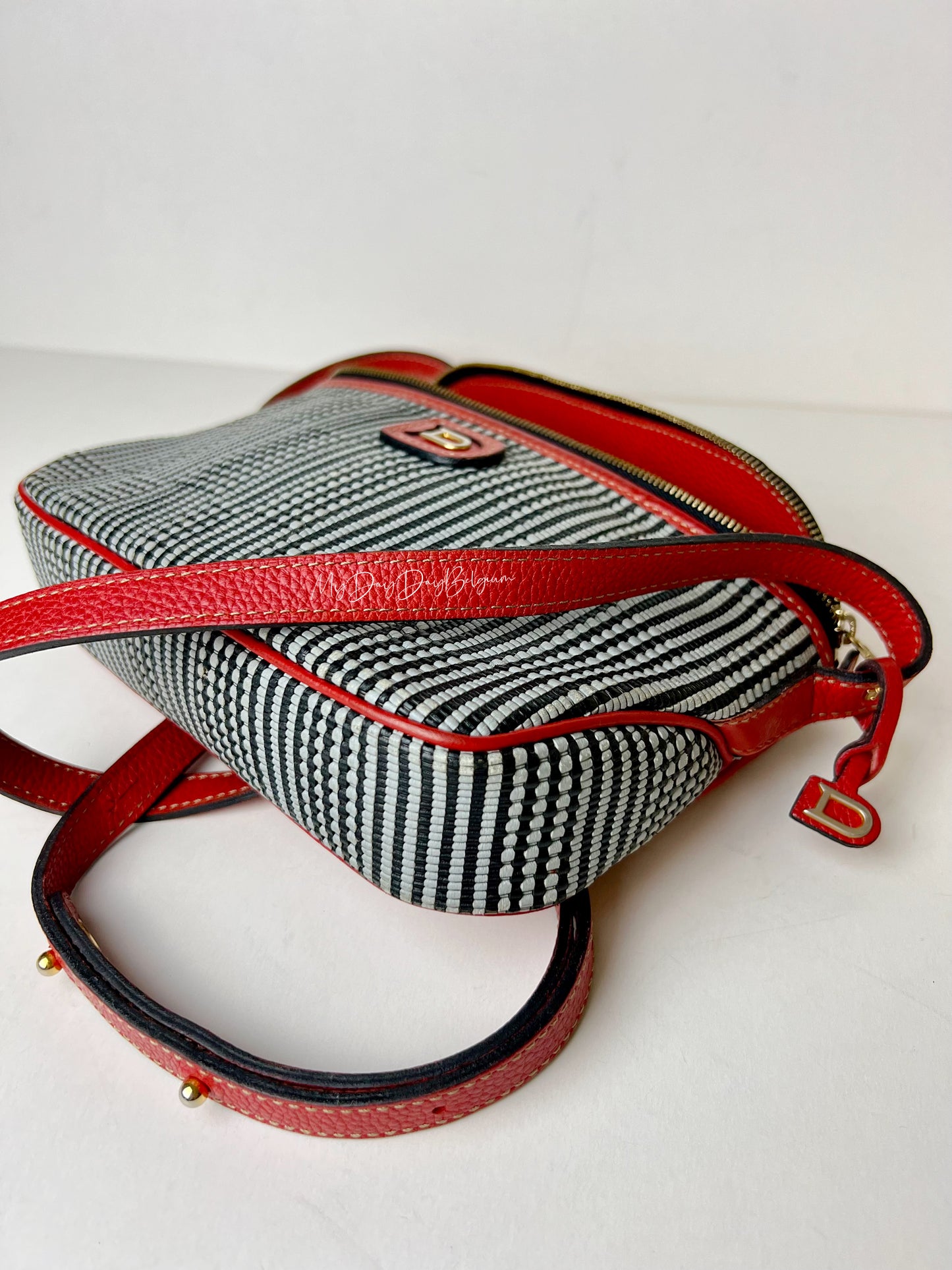 Delvaux Macao in toile de Cuir