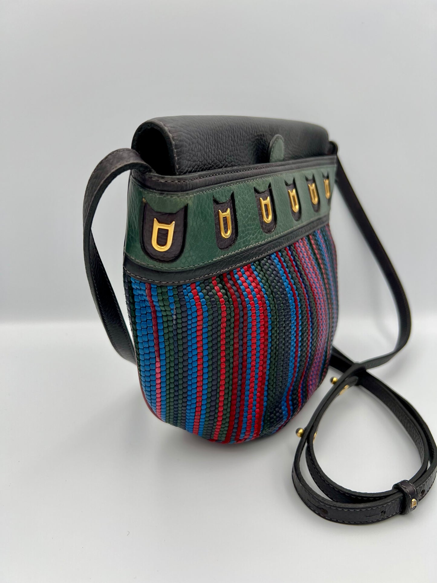 Delvaux toile de cuir