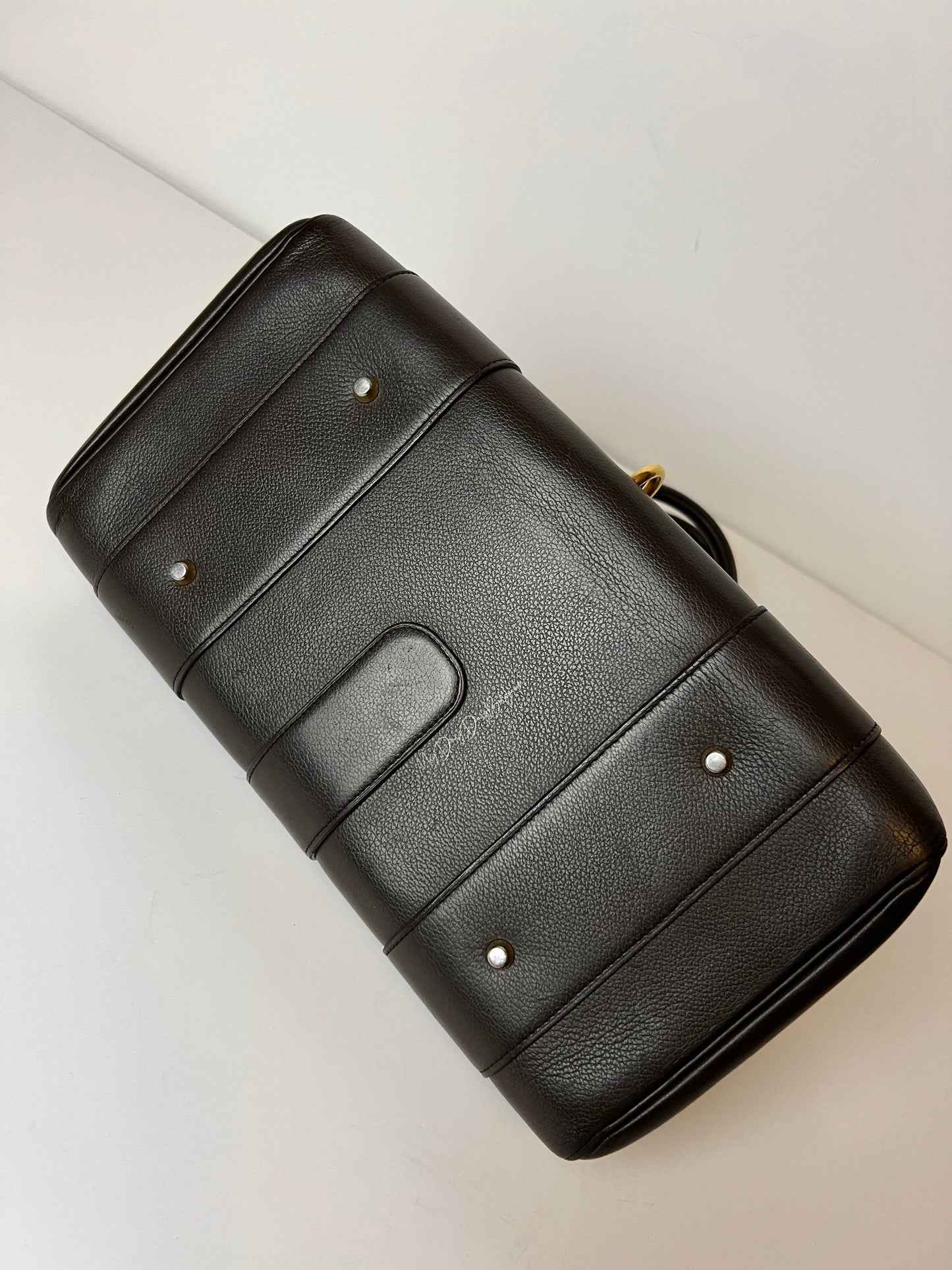 Delvaux George vintage handbag 2004 café