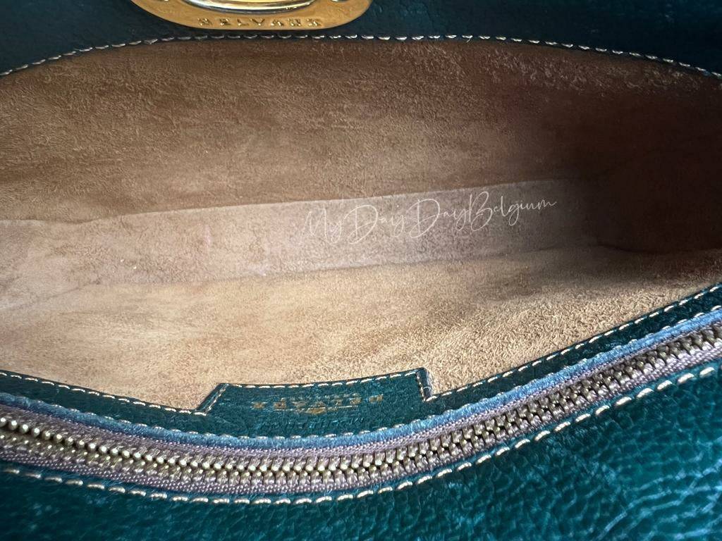 Delvaux vintage toile de cuir shoulder/crossbody bag 1992
