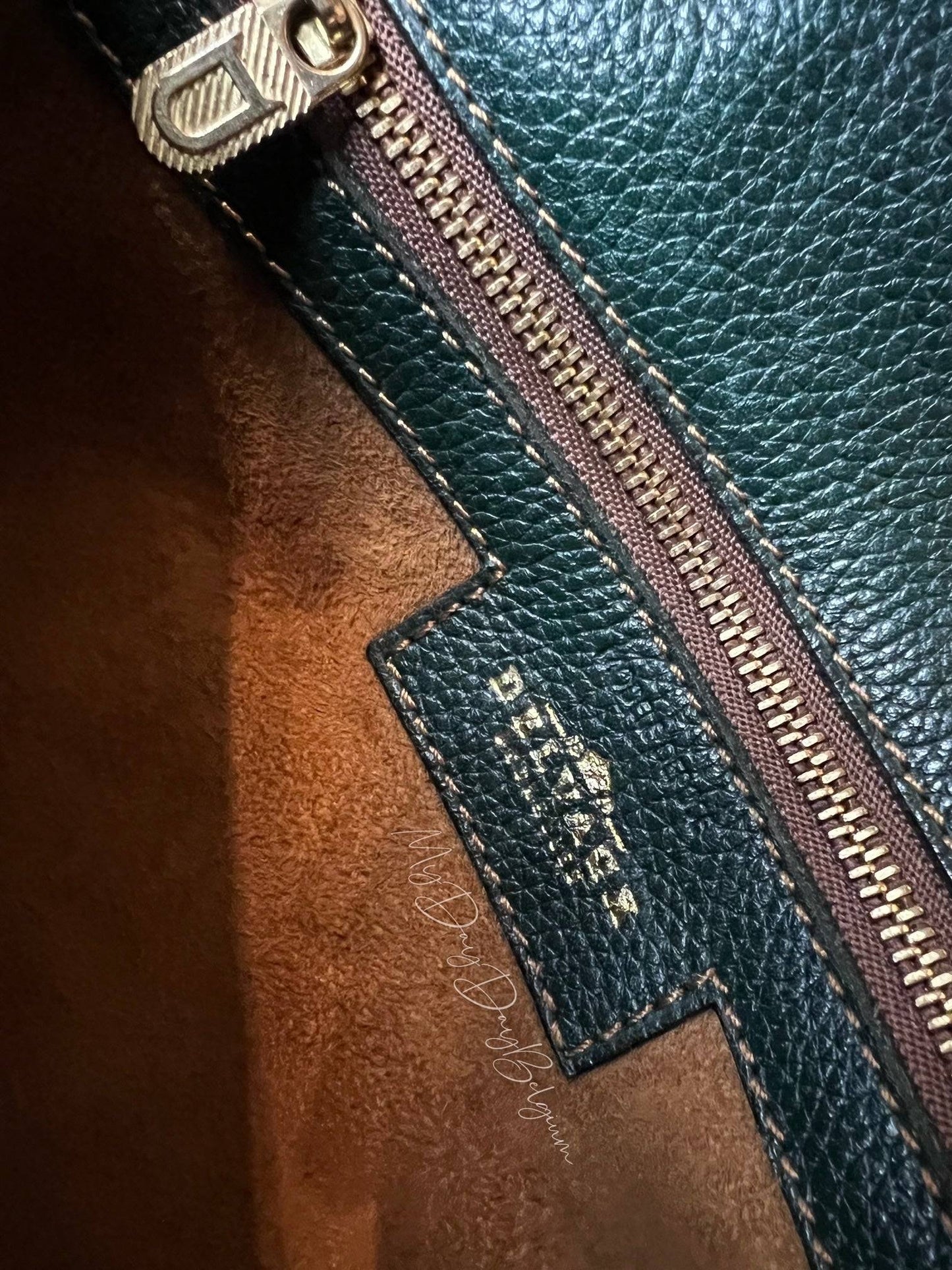 Delvaux vintage toile de cuir shoulder/crossbody bag 1992