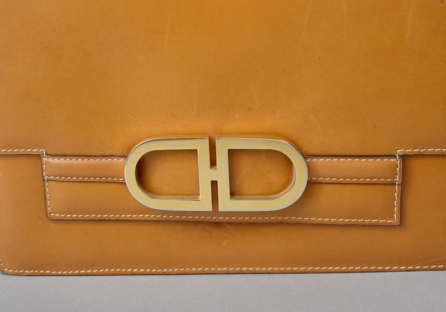 Delvaux vintage top handle handbag 1975