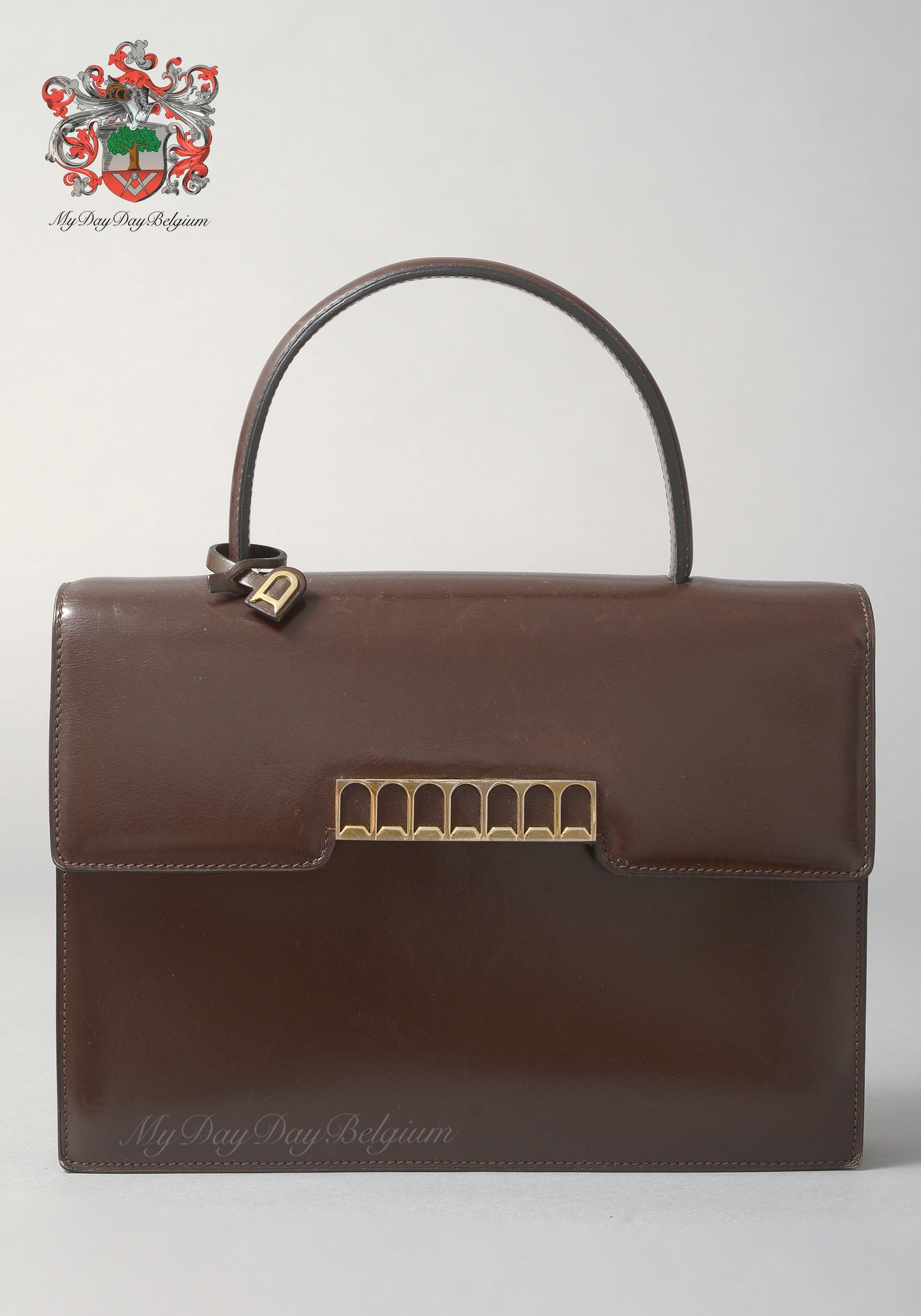 Delvaux vintage top handle handbag 1968