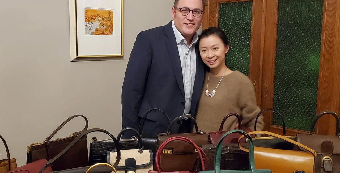Couple starts selling parts of their Delvaux collection due to rising interest in secondhand goods