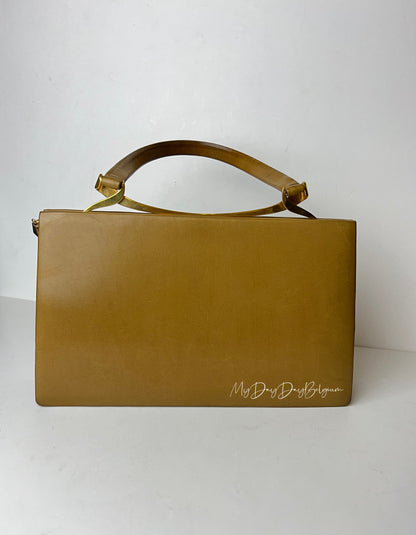 Delvaux Leadership + Wallet Top Handle Camel 1958