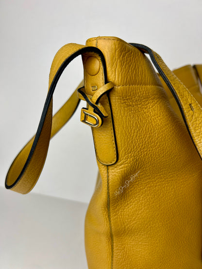 Delvaux Le Pin Crossbody / Shoulder Bag Yellow Moutarde 1972