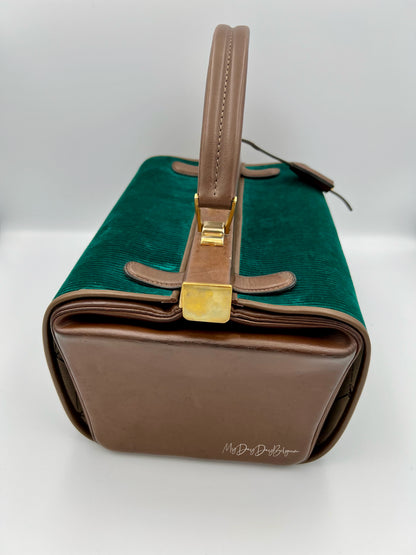 Delvaux Vintage "Doctor Bag" Top Handle brown 1962