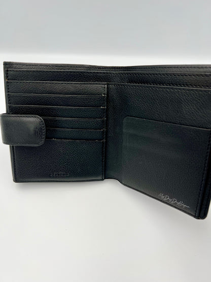 Delvaux wallet black 1990's
