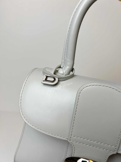 Delvaux Brillant Top Handle White / Grey 2017