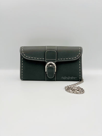 Delvaux Brillant Wallet on Chain Crossbody / Shoulder Bag stone 2023