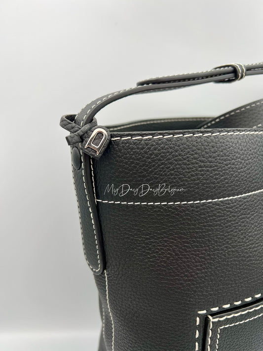 Delvaux Pin Taurillon surpiqué