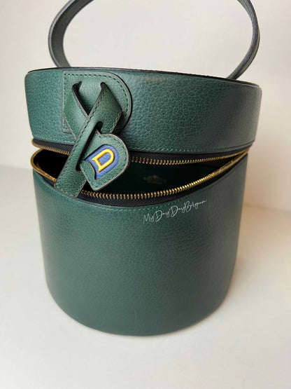Delvaux Vintage Top Handle Green 1989