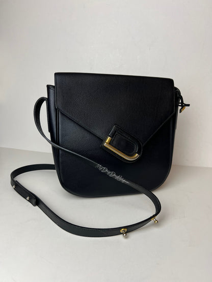 Delvaux Vintage Crossbody / Shoulder Bag Navy Blue 1990's