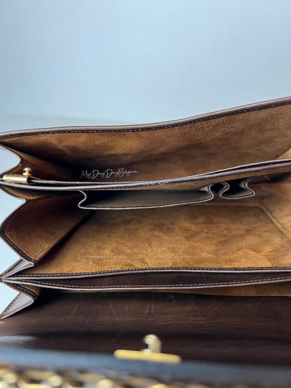 Delvaux Vintage Top Handle Brown 1967