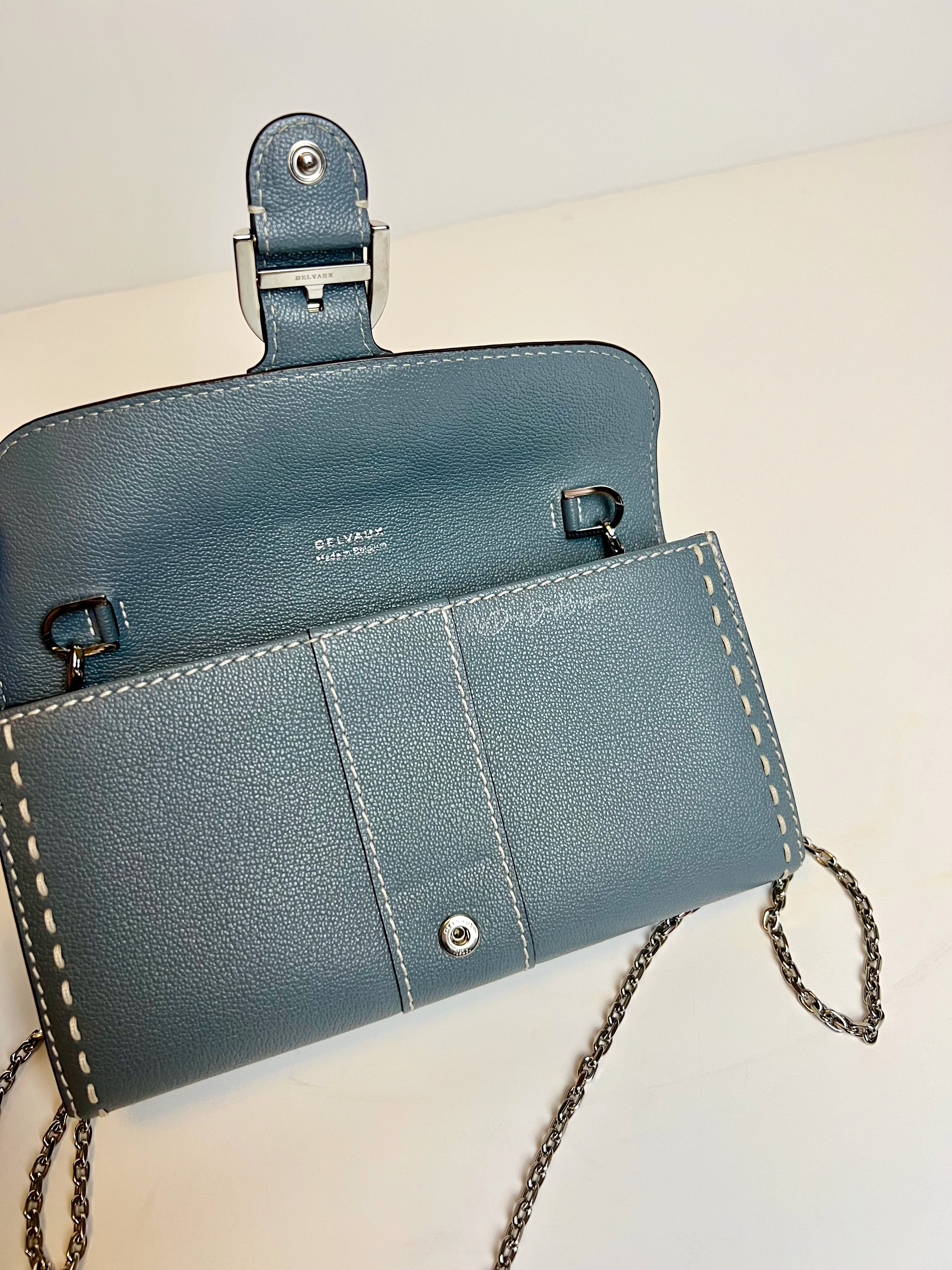 DELVAUX＊Brillant Long Wallet Chain ウォレットチェーン＊送込 Delvaux Brillant Long Wallet Chain - Vegetal 2021