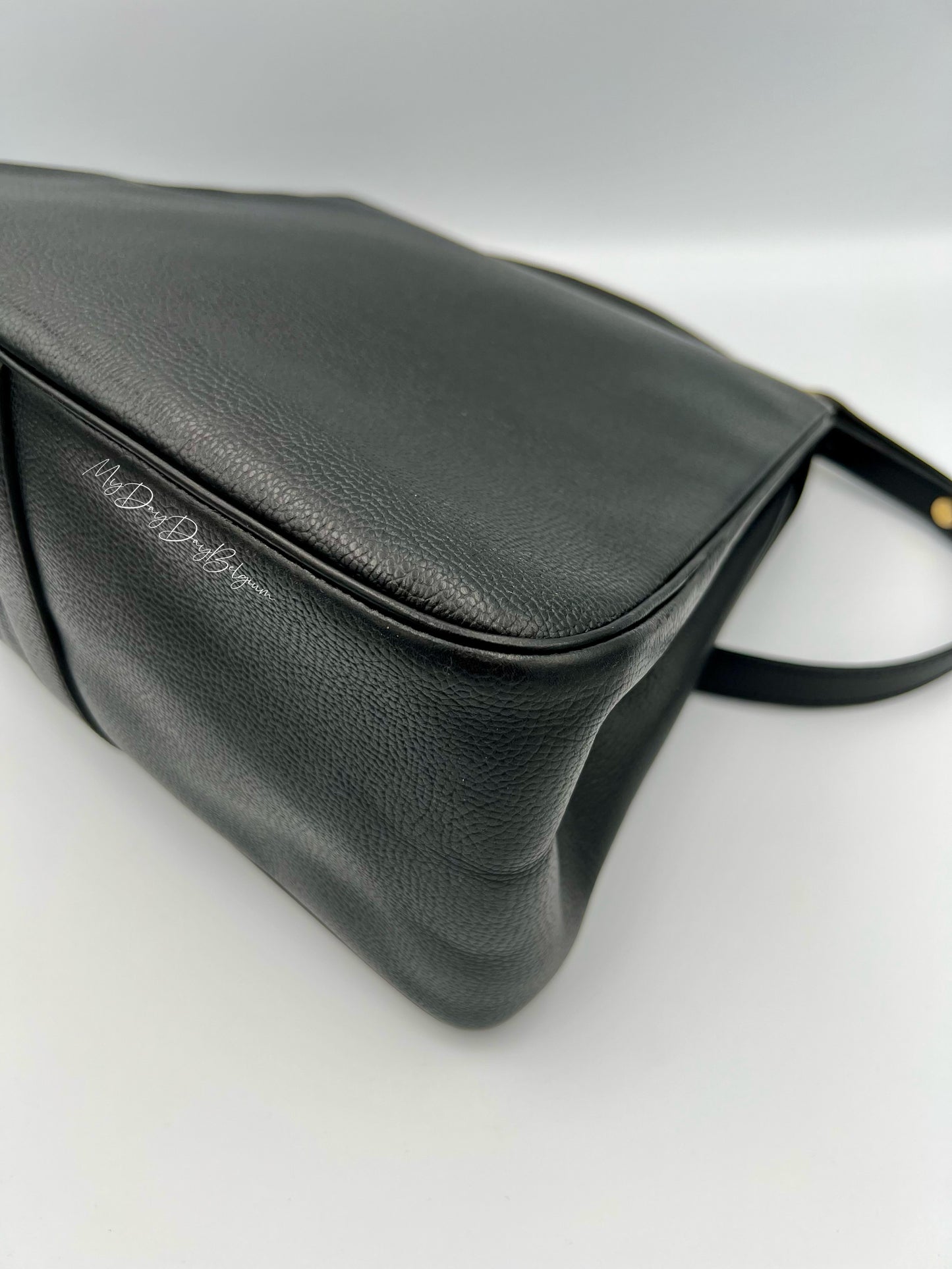 Delvaux Gin Fizz Crossbody / Shoulder Bag Black 1998