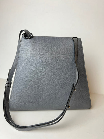 Delvaux Vintage Crossbody / Shoulder Bag Grey 1990's