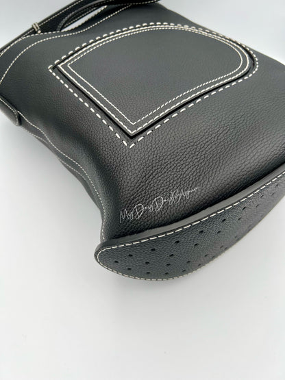 Delvaux Pin Taurillon surpiqué