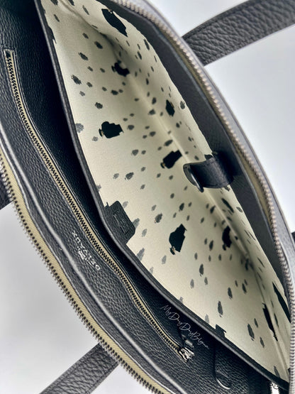 Delvaux bowler porte document - khaki black taurillon leather 2019
