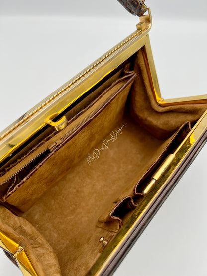 Vintage Delvaux top handle 1966