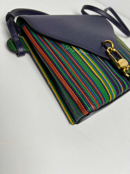 Delvaux vintage Crossbody / Shoulder Bag Green 1999