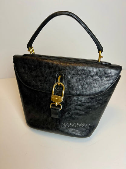 Delvaux Vintage Top Handle Black 2000's