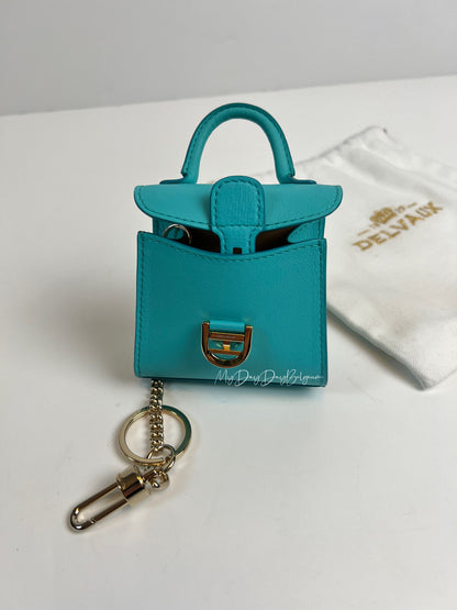Delvaux Vintage Brillant Miniature Blue Tiffany 2010
