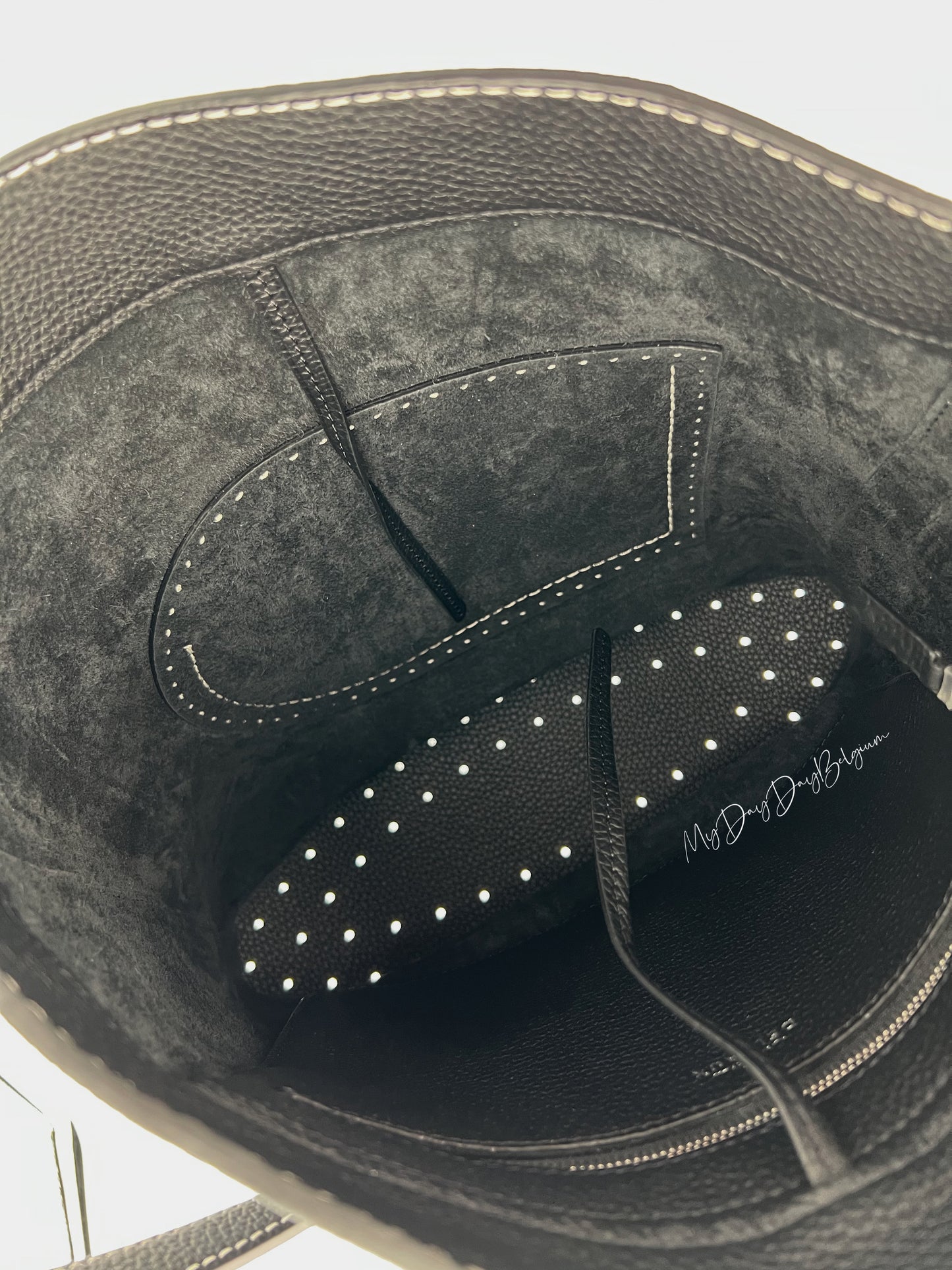 Delvaux Pin Taurillon surpiqué