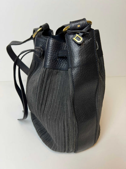 Delvaux Vintage Crossbody / Shoulder Bag Black 1985