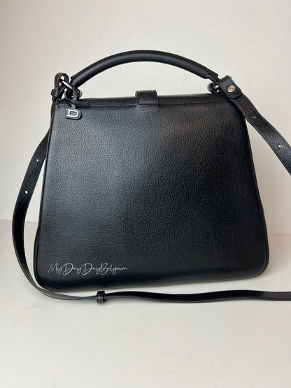 Delvaux Gin Fizz Crossbody / Shoulder Bag Black 1998