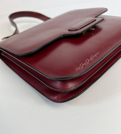 Delvaux Vintage Top Handle Red 1977