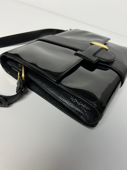 Delvaux Vintage Crossbody / Shoulder Bag Black 1988