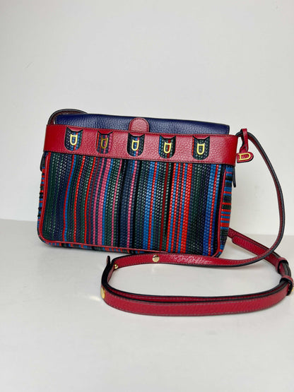 Delvaux Gamay Crossbody / Shoulder Bag Red - Multicolour 1989