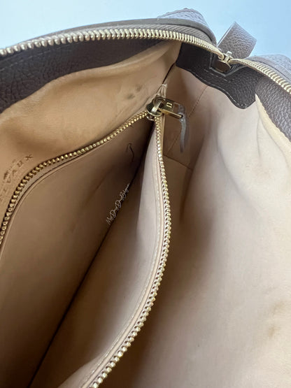 Delvaux Vintage Crossbody / Shoulder Bag Taupe 2008