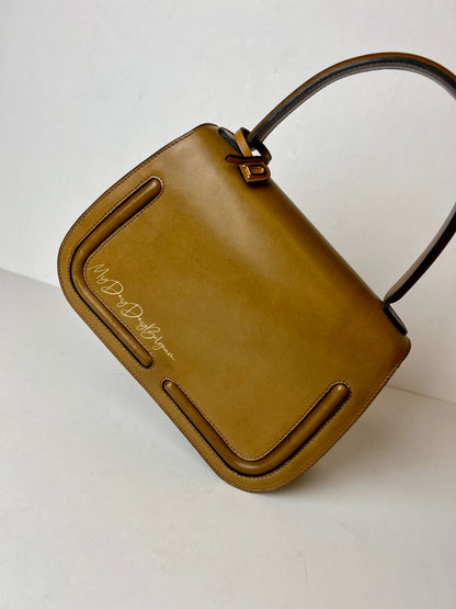 Delvaux Vintage Top Handle Camel 1965