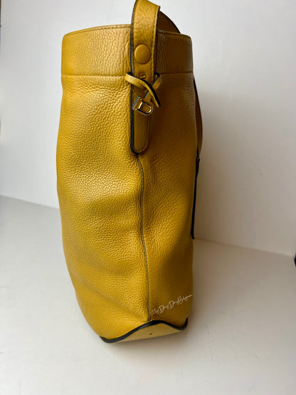Delvaux Le Pin Crossbody / Shoulder Bag Yellow Moutarde 1972